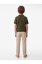 Basic Buttoned Short Sleeve Polo Collar Knitwear T-Shirt - 4
