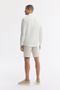 Men's White Button-Down Collar Cotton Easy-Iron Regular Fit Shirt A51Y2130 - 4