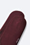 Men's Burgundy Cotton Sneaker Socks B 008553 - 2