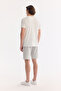 Men's White Crew Neck Soft Touch Basic Regular Fit T-Shirt B001171 - 5