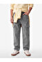 Loose Fit Cotton Denim Cargo Pants with Pockets - Cargo Jeans - 4
