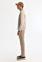 Men's Stone Crew Neck 3 Thread Raised Printed Regular Fit Sweatshirt A42Y1306 - 3