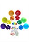 Montessori Educational Pom-Pom Set 120 Pieces Pom-Pom Matching Game with Cap and Tweezers - Transfer Set - 2