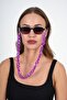 سلسلة نظارات أكريليك أرجوانية بتصميم سميك - 5