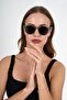 Matte Green Round Sunglasses - 4