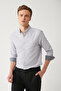 Men's Black Buttoned Collar Cotton Easy-Iron Shirt A32Y2088