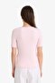 Slim Fit Crew Neck Basic Ribbed Short Sleeve T-Shirt C0097Ax25Au - 5