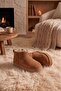 Women's Suede Furry Thick Soled Winter Ankle Boots & Booties - 4