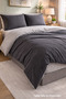 150X200 Double-Sided Double Size Duvet Cover Set with Elastic Sheets - 2