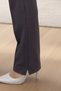 Ful Lycra Waist El Elastane High Waist Mini Slit Detail Gabardine Fabric Plus Size Pencil Pants - 5
