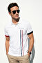 Men's Regular Line Detailed 100% Cotton Polo Collar Tshirt - 2