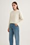 Acrylic Thick Knitted Crop Sweater - 3