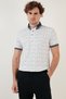 Cotton Blended Patterned Slim Fit Men's Polo Neck T Shirt 646b3280 T-Shirt - 5