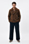 Men's Regular Fit Double-Breasted Quilted Premium Imported Cashmere Jacket - 4