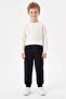 3 İplik Basic Unisex Children's Sweatpants with Elastic Waist - 2