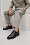 Fv004 Genuine Leather Men's Classic Shoes – Elastic Entry for Comfortable Wear - 4