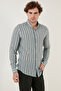 Cotton Striped Slim Fit Shirt Men's Shirt Cf23s114294 - 4