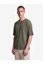 Short Sleeve Crew Neck Cotton Tok Fabric Basic Oversize T-Shirt - 2