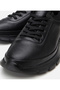 Genuine Leather Men's Black Sneakers - 4