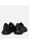 Genuine Leather Men's Black Sneakers - 7