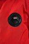 Boy's Removable Hooded Windproof Red Winter Coat & Parka - 6