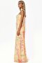 Patterned Strapless Maxi Dress - 3