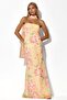 Patterned Strapless Maxi Dress - 2