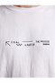 Short Sleeve Cotton Crew Neck Printed Oversize T-Shirt - 4