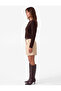 Regular Fit Viscose Mini Shorts with Belt Detail and Pockets - 2