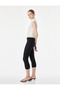 Slim Fit Sleeveless Buttoned Qipao Collar Tulle Blouse - 3