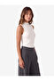 High Collar Viscose Blended Sleeveless Knitwear Undershirt - 2