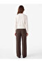 Viscose Long Sleeve Polo Collar Knit Sweater - 3