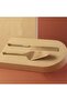Rope 2 Piece Gold Cake Serving Set