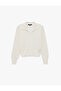 Viscose Long Sleeve Polo Collar Knit Sweater - 5