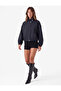 Striped Stand Collar Long Sleeve Zippered Oversize Bomber Jacket