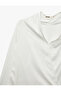 V-Neck Long Sleeve Oversize Satin Double Breasted Collar Blouse - 7