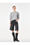 Long-Sleeved, Round-Necked Knitwear Sweater with Wing Motif on the Back and Sequin Details