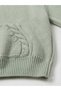 Girl's Twisted Knit Detailed Hooded Knitwear Sweatshirt Knitwear Pants 2-Piece Set - 4