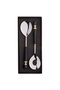 Black Salad Serving Set - 2 Pieces