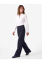 Classic Collar Cotton Blend Buttoned Long Sleeve Basic Shirt - 3