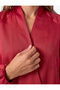 Long Sleeve Lightweight Stand Collar Shawl Collar Oversized Gabardine Bomber Jacket with Pockets - 6
