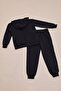 Hooded Zippered Unisex Kids Tracksuit Set - 2