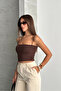 Modal Covered Crop Blouse with Rope Straps - 7