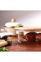Natural 950 ml Round Borosilicate Storage Container - 3
