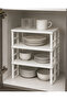 Large In-Cabinet Organizer Shelf Cup Rack Organizing Rack 2 Pieces - 4