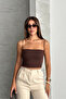 Modal Covered Crop Blouse with Rope Straps - 6