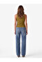 Slim Fit Asymmetrical Sleeveless Degaje Collar Undershirt - 4