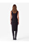 Zippered Crew Neck Sleeveless Blazer Vest - 4