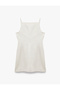 Double Pocket Detailed Buttoned Rope Strap A-Line Mini Linen Dress - 7