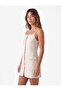Double Pocket Detailed Buttoned Rope Strap A-Line Mini Linen Dress - 2